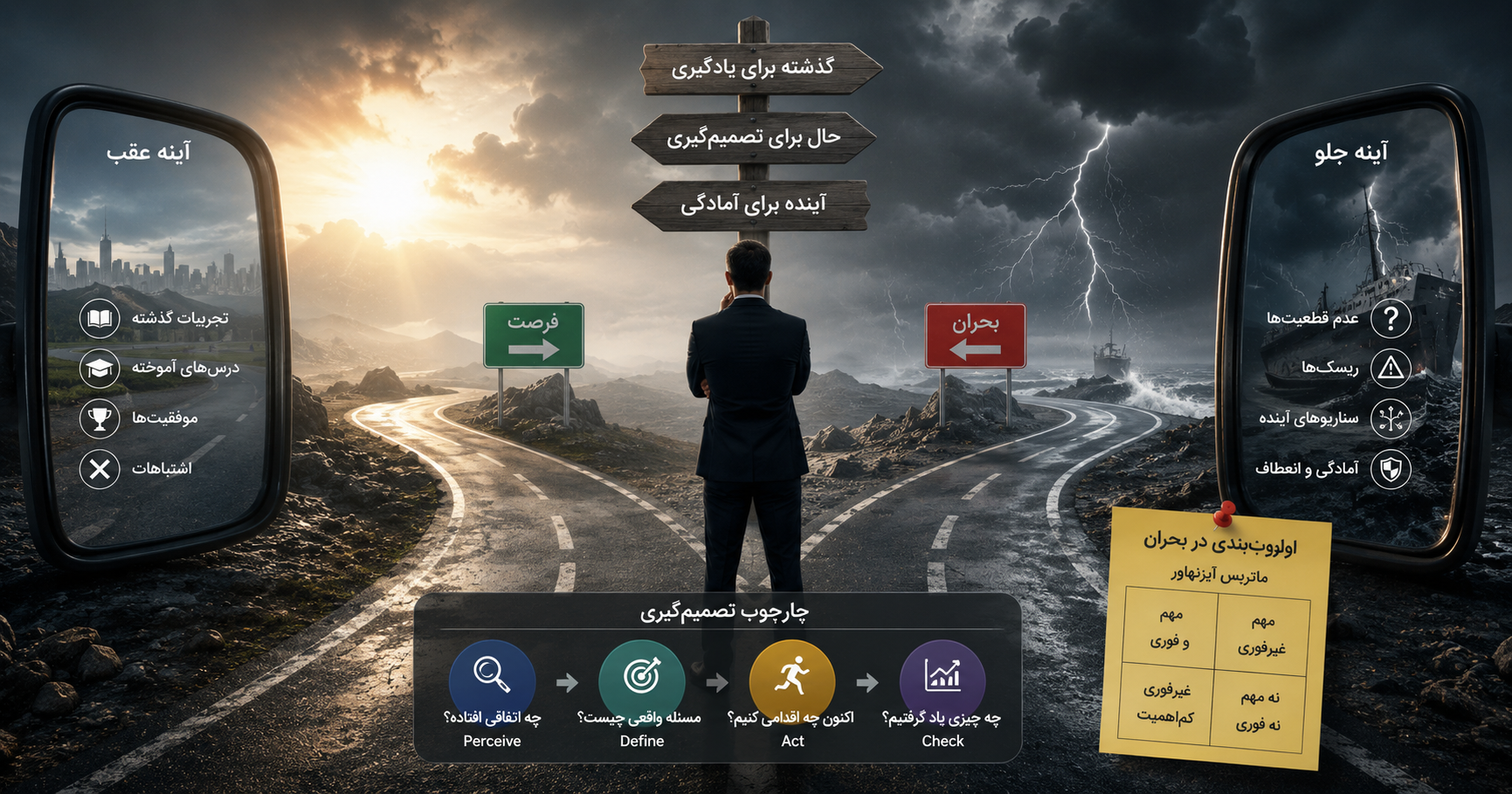 تصمیم‌گیری در بحران و عدم قطعیت